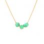 collier or jaune Emeraude