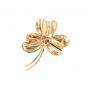 Broche or jaune rubis et diamant(s) 