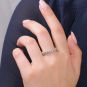 Alliance or gris diamant (s) 
