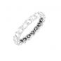 Alliance or gris diamant (s)