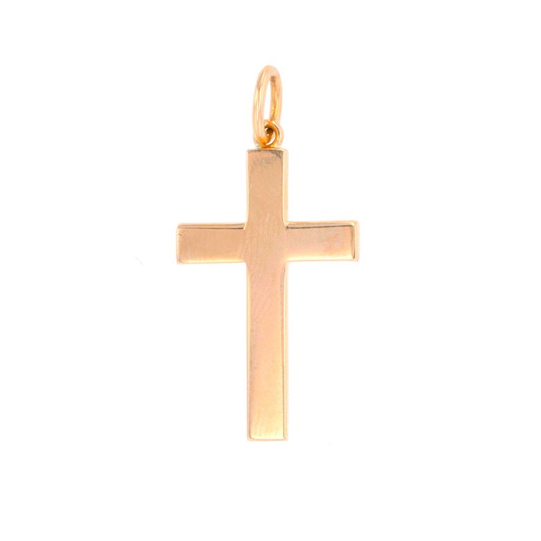croix or jaune