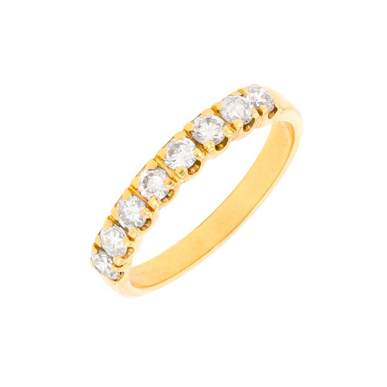 Alliance or jaune diamant (s)
