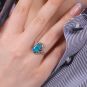 Bague Platine Pierres fines 