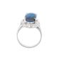 Bague Platine Pierres fines 