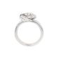 Bague or gris diamant (s) signé 