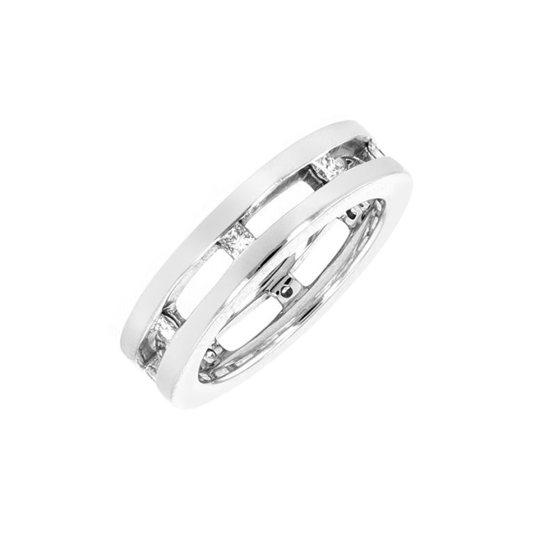 Bague or gris diamant (s)