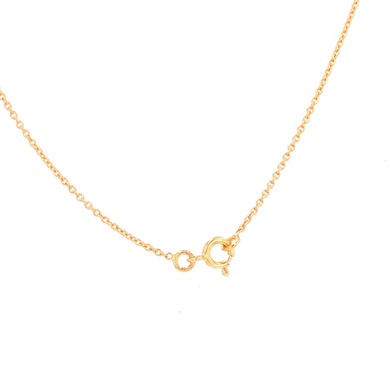 Collier or jaune diamant (s) certifié J/P1