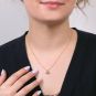 Collier or jaune diamant (s) certifié J/P1