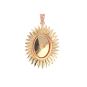 Pendentif or jaune Perle de culture Vintage 