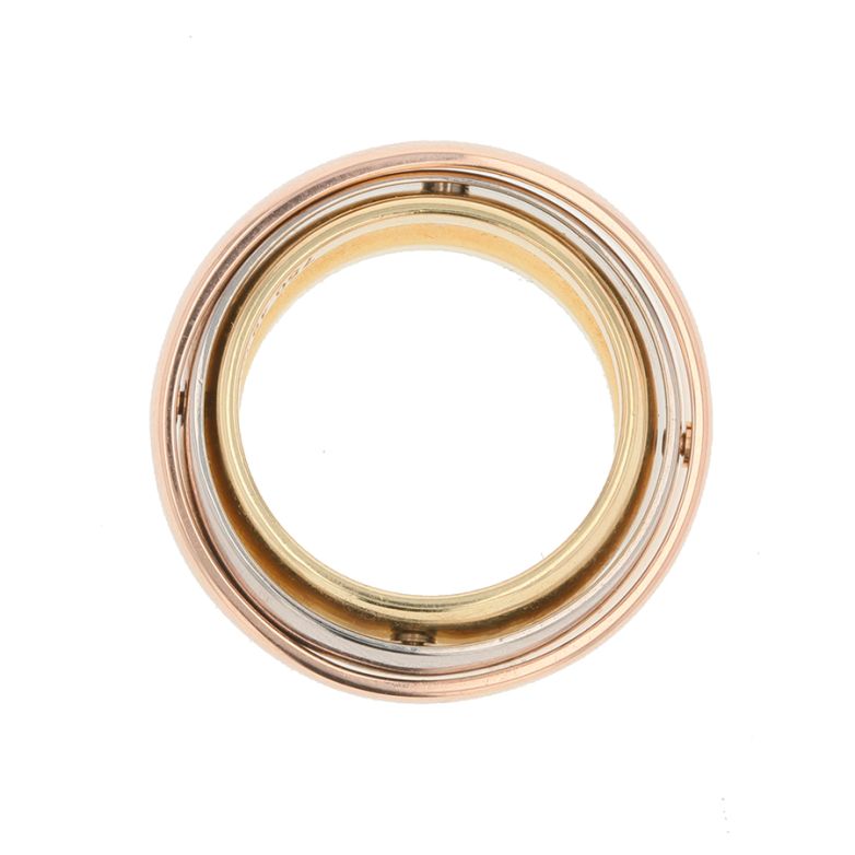 Bague 3 ors signé Cartier "Trinity Must Essence"