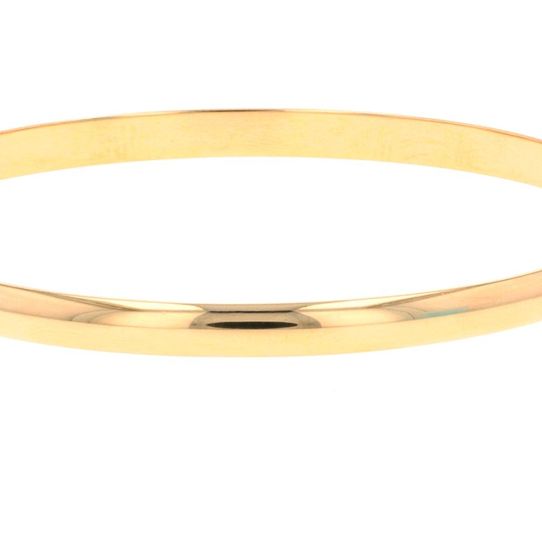 Bracelet Jonc Rigide or jaune 
