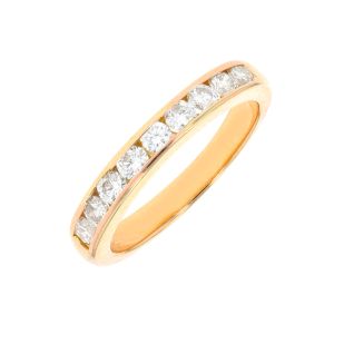 Alliance or jaune diamant (s)