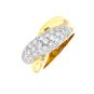 Bague or bicolore diamant (s)