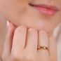 Bague or rosediamant (s) 