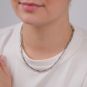 collier or gris diamant (s) 