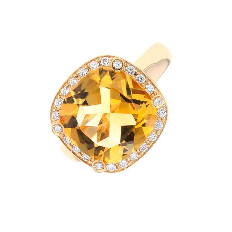 Antique citrine and...