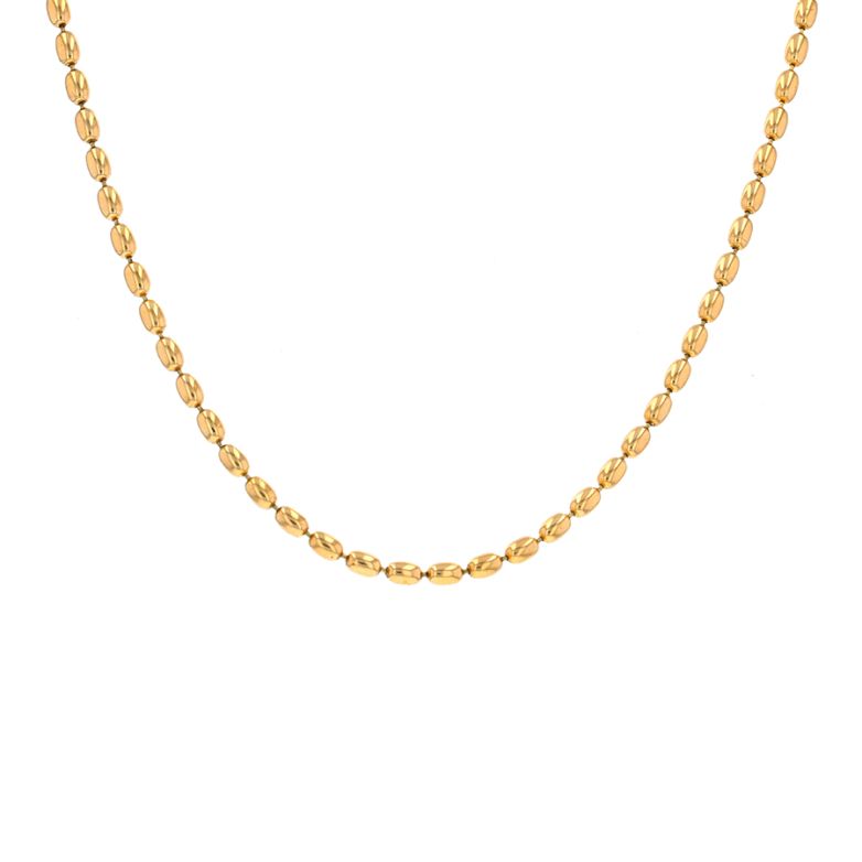 collier or jaune