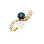Bague 2 ors saphir et diamant(s) Vintage