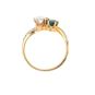 Bague 2 ors saphir et diamant(s) Vintage 