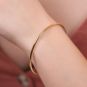 Bracelet Jonc Rigide or jaune 