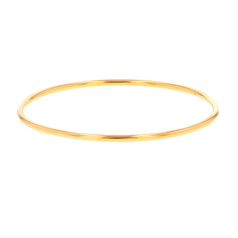 Bracelet Jonc Rigide or jaune