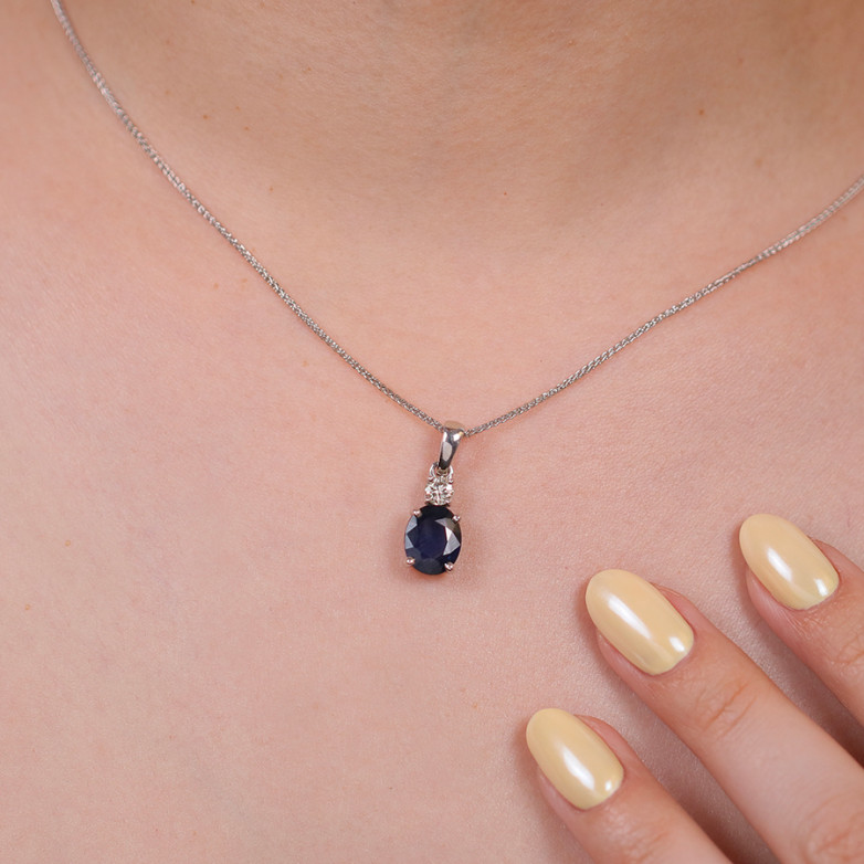 Pendant sapphire 2.53...