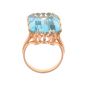 Bague or jaune Topaze Vintage 