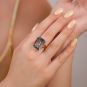 Bague or jaune Topaze Vintage 