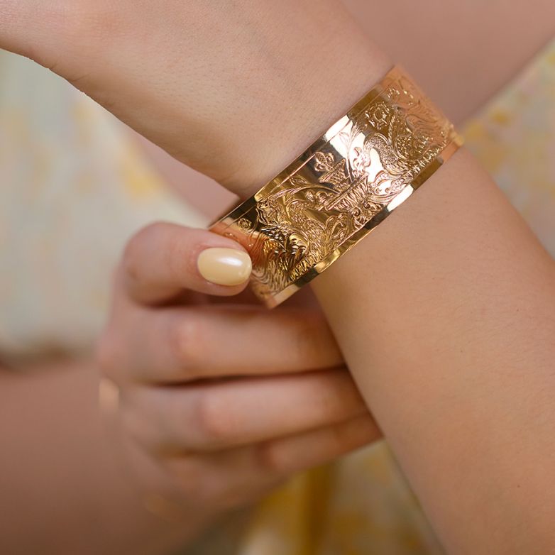 Bracelet or jaune Vintage 