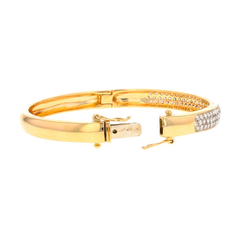 Bracelet or jaune diamant (s) 