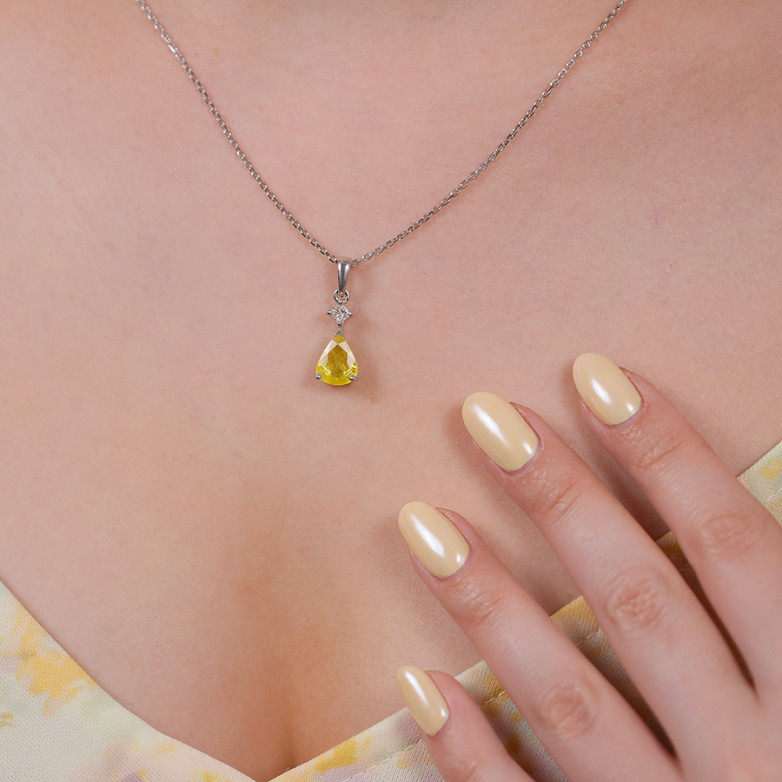 Pendant sapphire 2.63...