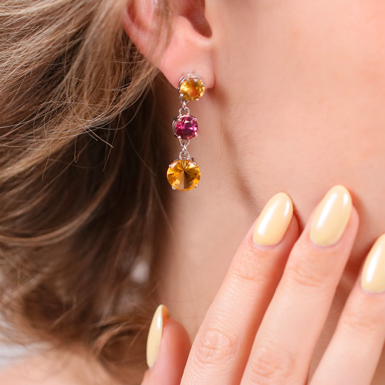 Citrines and tourmalines...