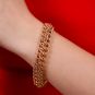 Bracelet américaine or jaune Vintage 