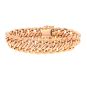 Bracelet américaine or jaune Vintage