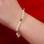 Bracelet or jaune Perle 