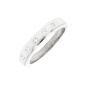 Alliance or gris diamant (s)