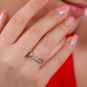 Bague or bicolore diamant (s) 