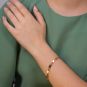 Bracelet or bicolore 