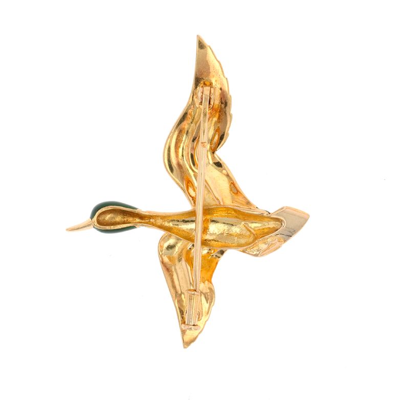 Broche or jaune Vintage 