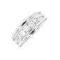 Bague or gris diamant(s) t. ancienne