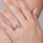Solitaireor gris diamant(s) t. ancienne Vintage 