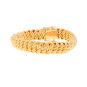 Bracelet maille américaine or jaune