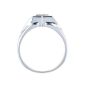 Bague or gris diamant (s) 