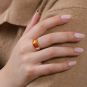 Bague or jaune 
