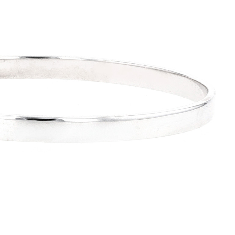 Rigid white gold bangle 26.62g