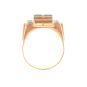 Bague 2 ors diamant (s) Vintage 