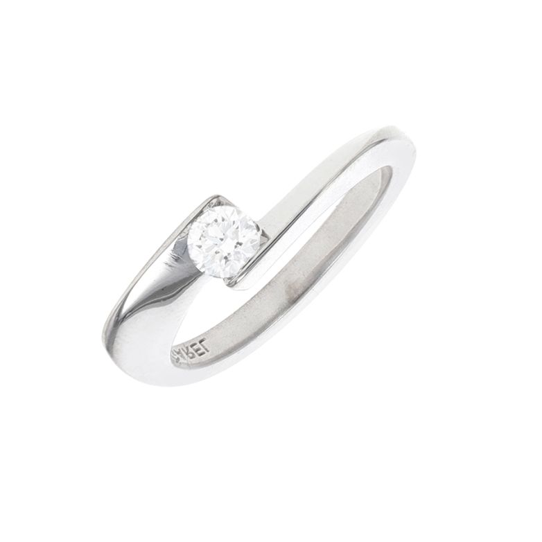 Solitaireor gris diamant (s)