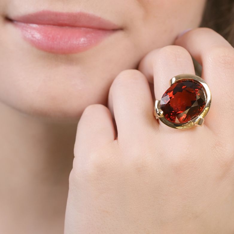 Bague or jaune Pierres Fines 