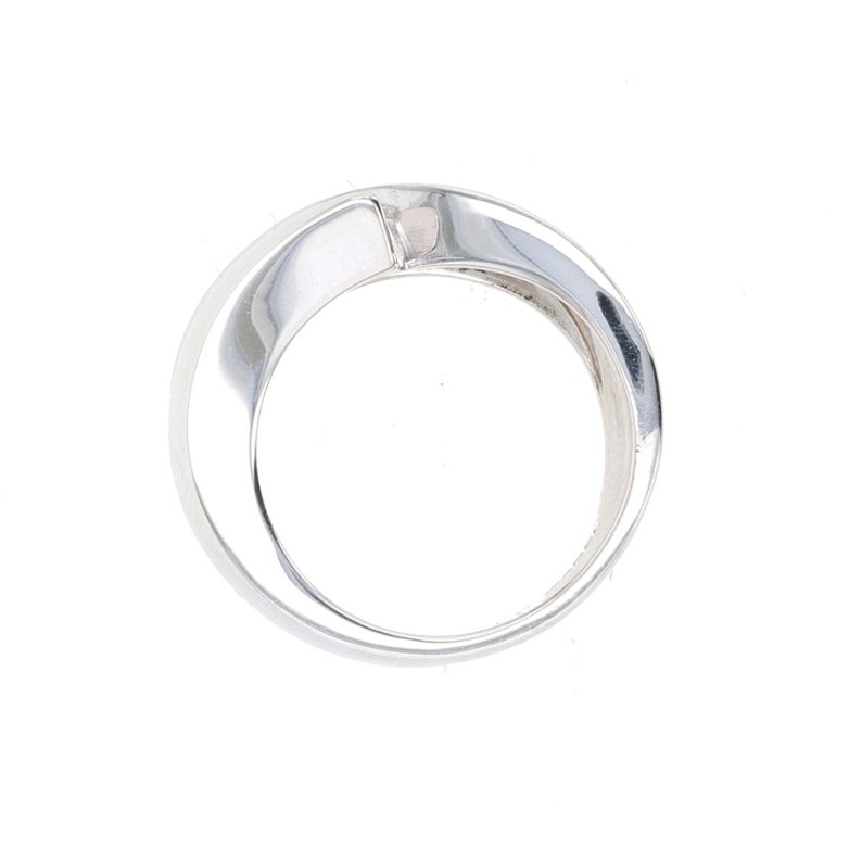 Bague or gris diamant (s) 