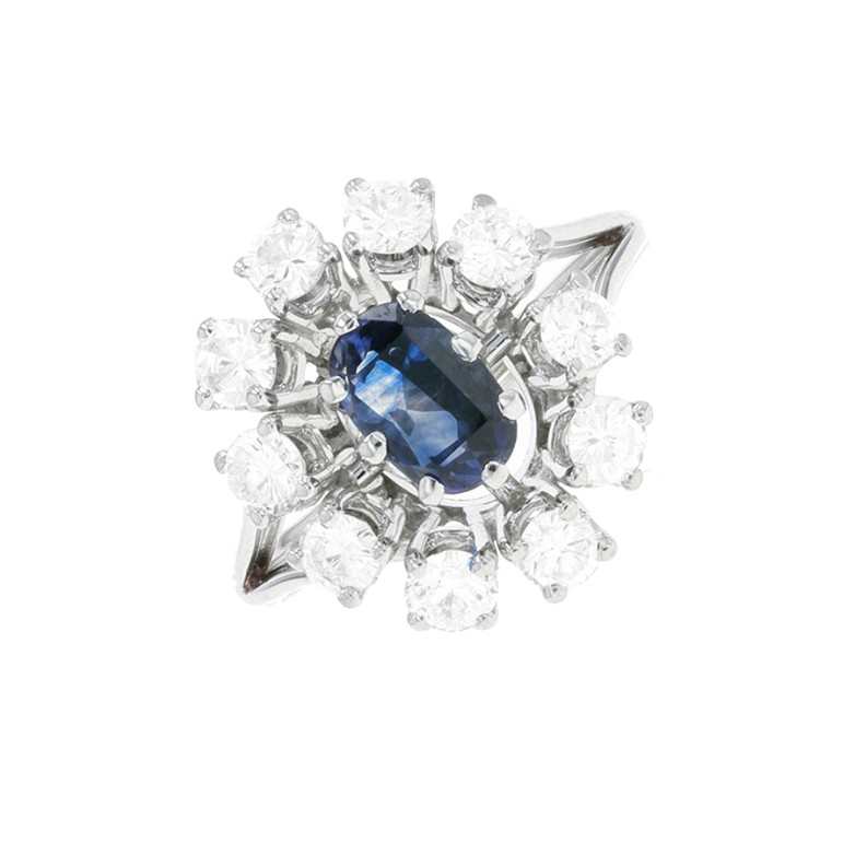 Ring sapphires 0.91 carat...